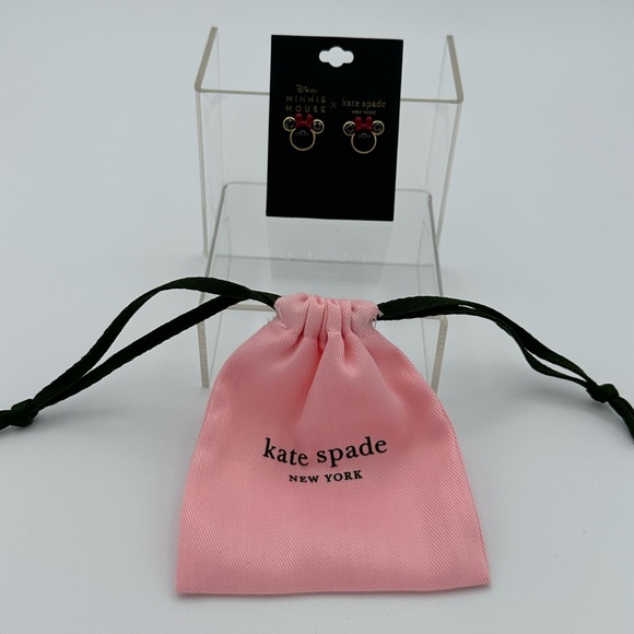 Kate Spade New York x Disney Minnie Mouse Studs NWT - Picture 2 of 8